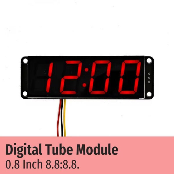 Отладочная плата TM1652 0.8 Inch 8.8:8.8. RED - № 1 Отладочная плата TM1652 0.8 Inch 8.8:8.8. RED - № 1