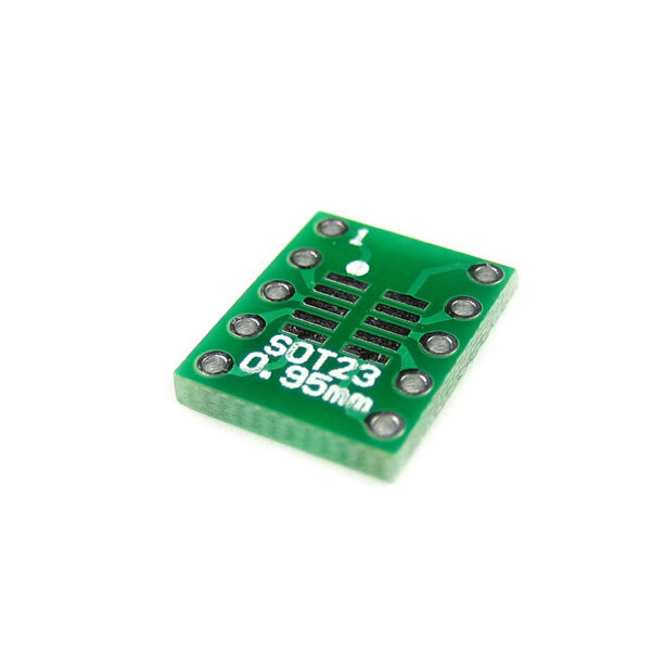 Макетна плата - адаптер MAKET-PCB-SOT23xMSOP10-DIP10 - № 1 Макетна плата - адаптер MAKET-PCB-SOT23xMSOP10-DIP10 - № 1
