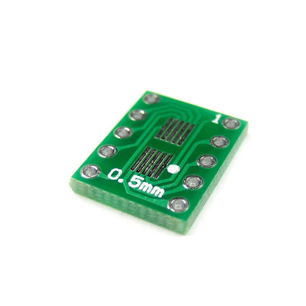 Макетна плата - адаптер MAKET-PCB-SOT23xMSOP10-DIP10 - № 2 Макетна плата - адаптер MAKET-PCB-SOT23xMSOP10-DIP10 - № 2