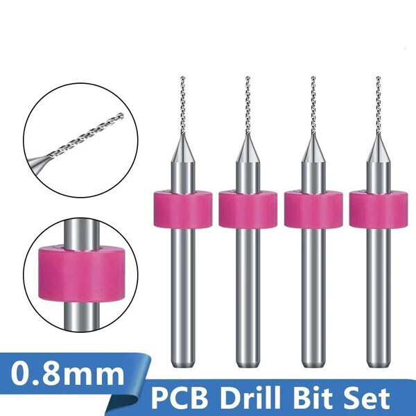 Сверло для печатной платы PCB drill Set 0.8mm 10pcs - № 1 Сверло для печатной платы PCB drill Set 0.8mm 10pcs - № 1