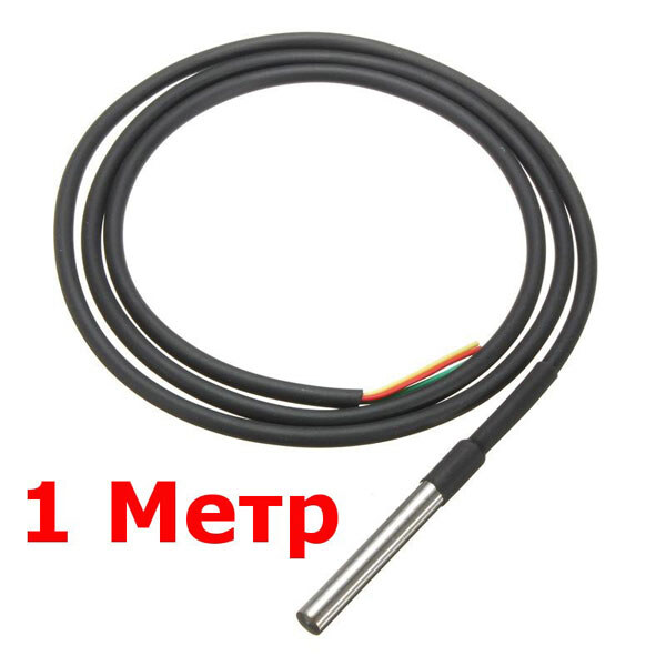 Вимірювач температури DS18B20-1M-TUBE-IP67 - № 1 Вимірювач температури DS18B20-1M-TUBE-IP67 - № 1