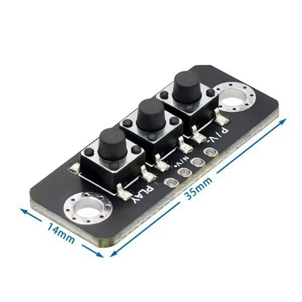Кнопка тактова Tact Switch Module 3 bit - № 1 Кнопка тактова Tact Switch Module 3 bit - № 1
