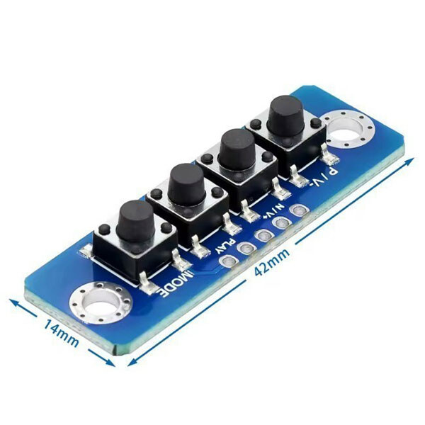 Кнопка тактовая Tact Switch Module 4 bit - № 1 Кнопка тактовая Tact Switch Module 4 bit - № 1