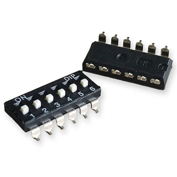 DIP-перемикач HP-TC Switch 6P SMD - № 1 DIP-перемикач HP-TC Switch 6P SMD - № 1
