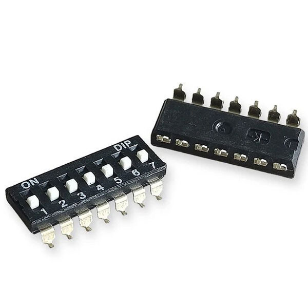 DIP-перемикач HP-TC Switch 7P SMD - № 1 DIP-перемикач HP-TC Switch 7P SMD - № 1