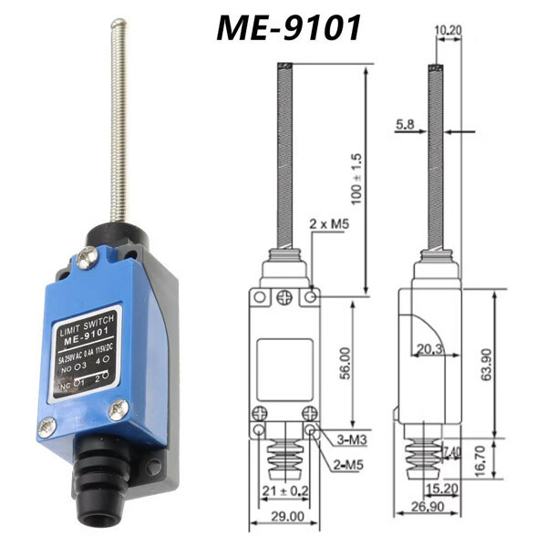 Концевой выключатель ME-9101 - № 1 Концевой выключатель ME-9101 - № 1