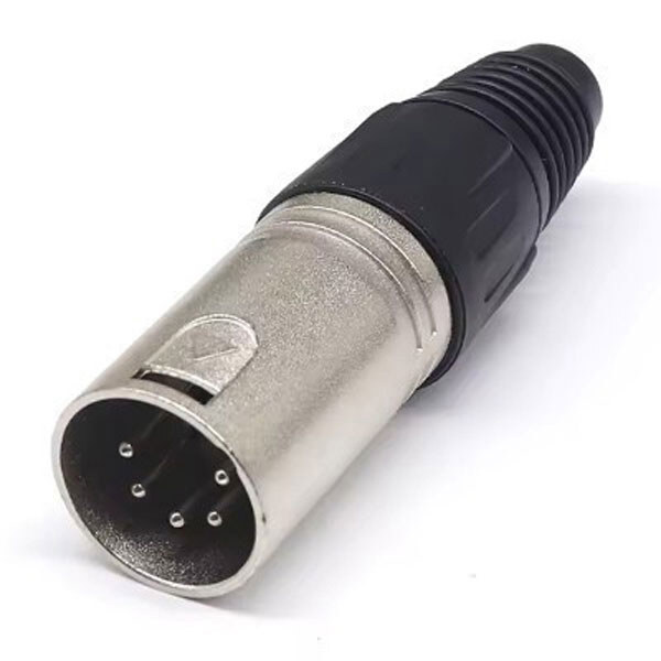 Роз'єм живлення XLR-M-5pin - № 1 Роз'єм живлення XLR-M-5pin - № 1