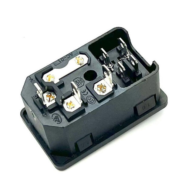 Роз'єм живлення 220v ACFH-ORANGE-4pin - № 2 Роз'єм живлення 220v ACFH-ORANGE-4pin - № 2