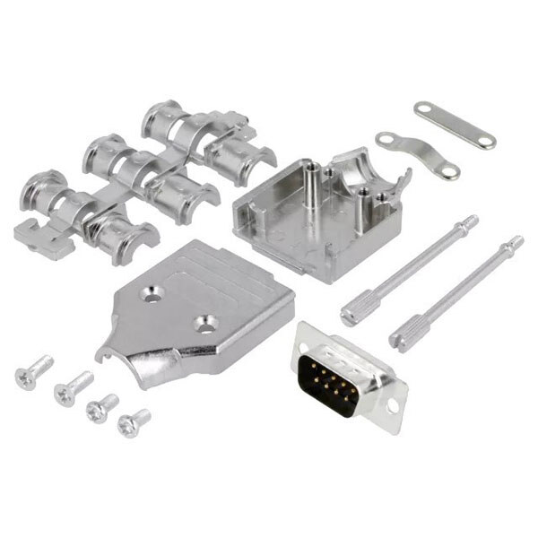 D-SUB коннектор MHDM9-DB9P-K - № 1 D-SUB коннектор MHDM9-DB9P-K - № 1