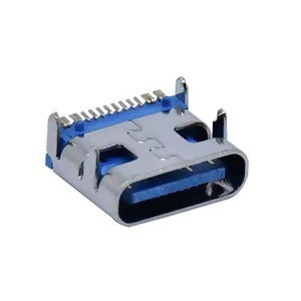 USB роз'єм USB Type-C Fast Charging Socket 16P Blue - № 2 USB роз'єм USB Type-C Fast Charging Socket 16P Blue - № 2