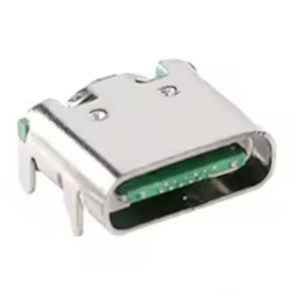 USB роз'єм USB Type-C Fast Charging Socket 6P Green - № 1 USB роз'єм USB Type-C Fast Charging Socket 6P Green - № 1