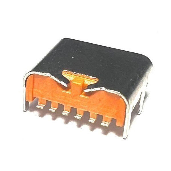 USB роз'єм USB Type-C Fast Charging Socket 6P Orange - № 2 USB роз'єм USB Type-C Fast Charging Socket 6P Orange - № 2