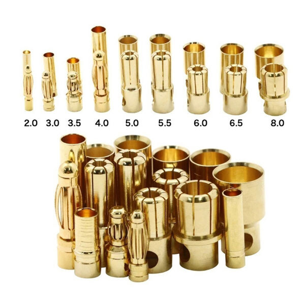 Разъем питания LiPo Banana Connectors 5.5 - № 1 Разъем питания LiPo Banana Connectors 5.5 - № 1