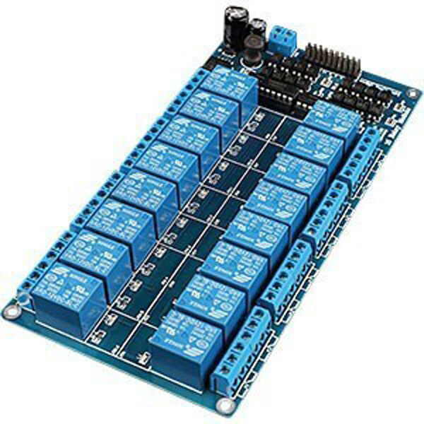 Релейные модули Arduino 16 Channel 12V State Relay Module High Level Trigger - № 1 Релейные модули Arduino 16 Channel 12V State Relay Module High Level Trigger - № 1