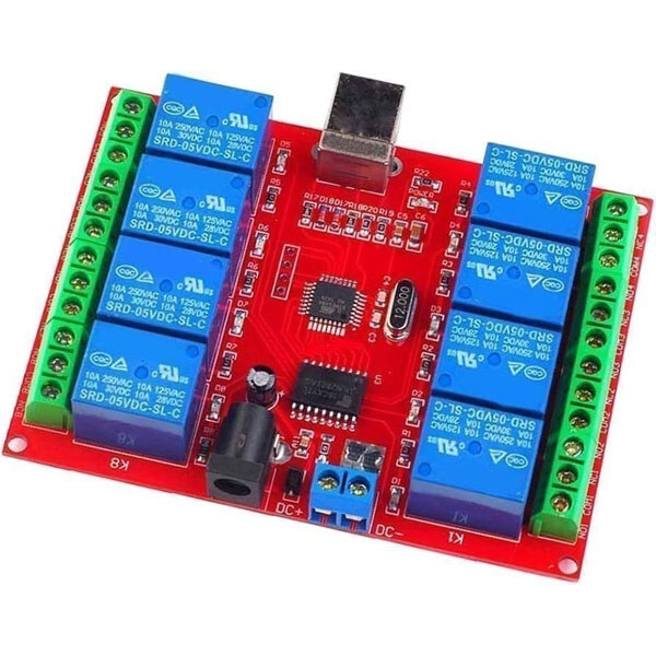 Релейные модули Arduino 8-Channel USB Relay Module 5V - № 1 Релейные модули Arduino 8-Channel USB Relay Module 5V - № 1