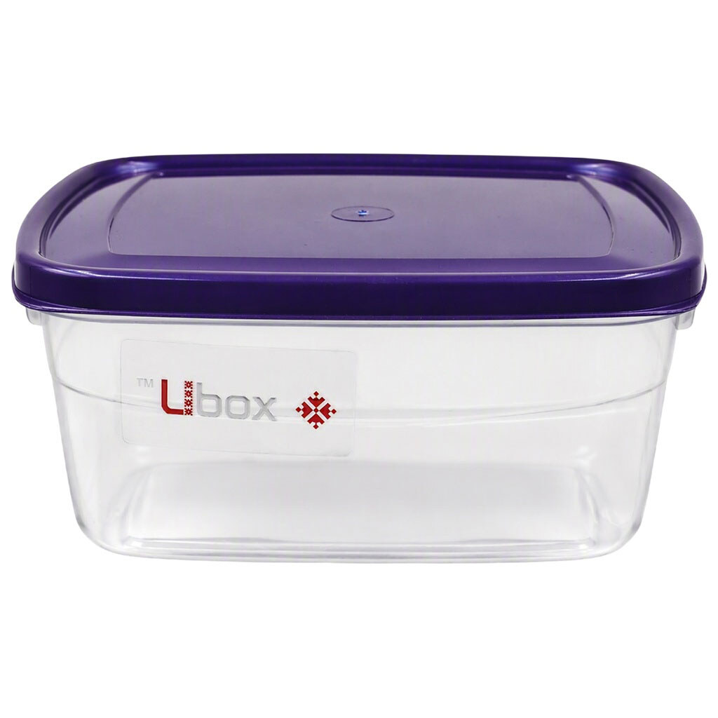 Бокс для харчових продуктів пластиковий з кришкою Ubox, 0,5 л - № 1 Бокс для харчових продуктів пластиковий з кришкою Ubox, 0,5 л - № 1