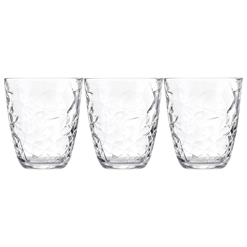 Набір склянок низьких UNIGLASS MOTIF CREASED, 300 мл - № 1 Набір склянок низьких UNIGLASS MOTIF CREASED, 300 мл - № 1