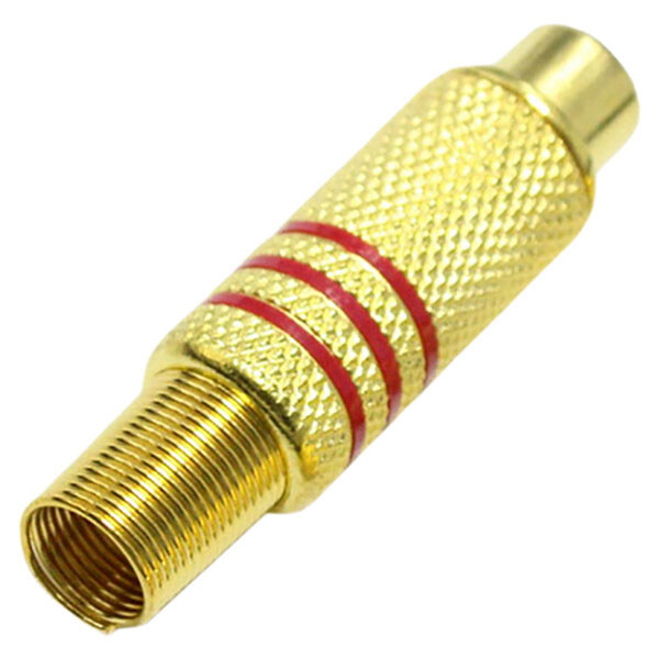 Гнездо кабеля RCA HM-150 Gold, Красный - № 2 Гнездо кабеля RCA HM-150 Gold, Красный - № 2