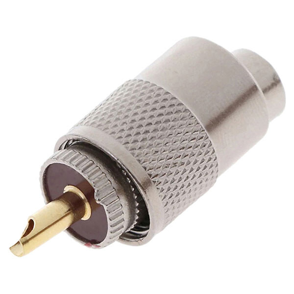 Роз'єм ВЧ PL259 U-113F UHF male на кабель RG213/RG58 - № 1 Роз'єм ВЧ PL259 U-113F UHF male на кабель RG213/RG58 - № 1