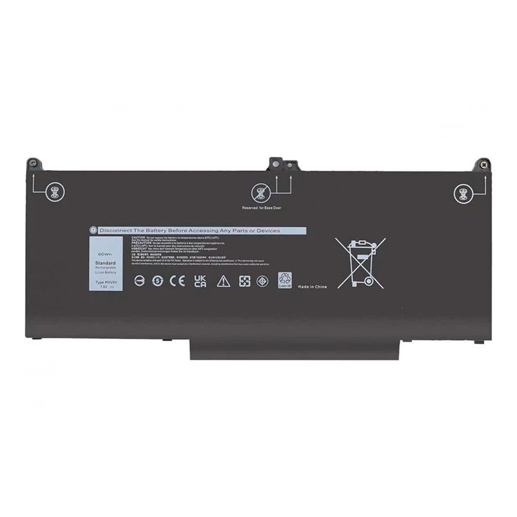 Акумулятор Dell MXV9V, High quality, Чорний - № 1 Акумулятор Dell MXV9V, High quality, Чорний - № 1