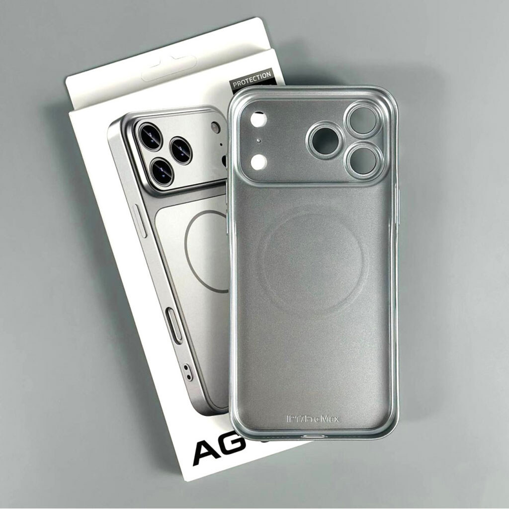Чохол (накладка) Apple iPhone 15 Pro Max, AG Case, MagSafe, Блакитний - № 7 Чохол (накладка) Apple iPhone 15 Pro Max, AG Case, MagSafe, Блакитний - № 7