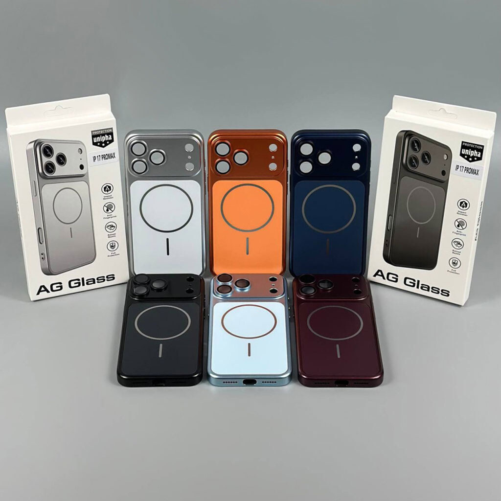 Чохол (накладка) Apple iPhone 17 Pro Max, AG Case, MagSafe, Бордовий - № 2 Чохол (накладка) Apple iPhone 17 Pro Max, AG Case, MagSafe, Бордовий - № 2