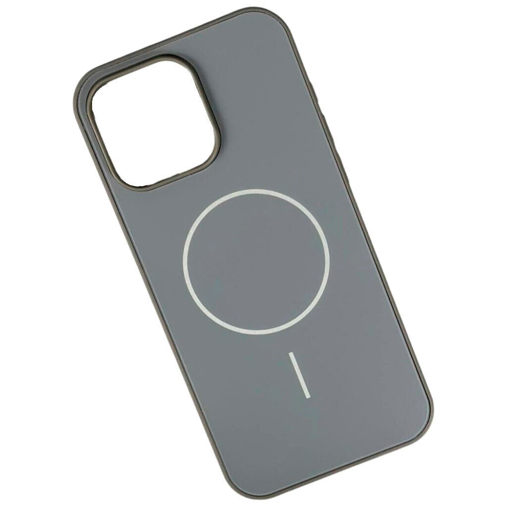 Чохол (накладка) Xiaomi Poco C71 / Redmi A5, Durable Shell, MagSafe, Сірий - № 1 Чохол (накладка) Xiaomi Poco C71 / Redmi A5, Durable Shell, MagSafe, Сірий - № 1