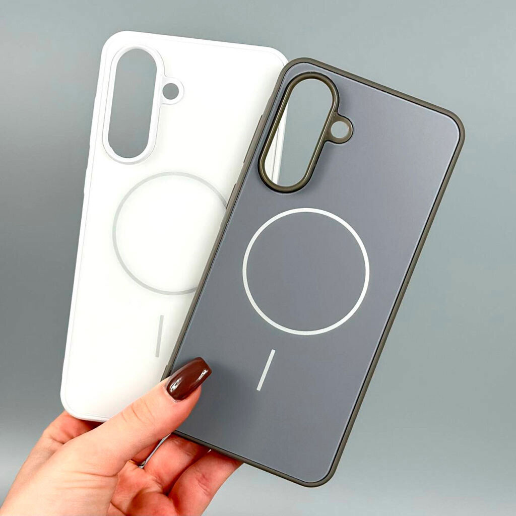Чехол (накладка) Xiaomi Poco C71 / Redmi A5, Durable Shell, MagSafe, Черный - № 2 Чехол (накладка) Xiaomi Poco C71 / Redmi A5, Durable Shell, MagSafe, Черный - № 2