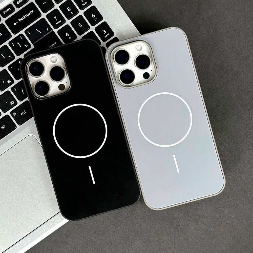 Чехол (накладка) Xiaomi Poco C71 / Redmi A5, Durable Shell, MagSafe, Черный - № 3 Чехол (накладка) Xiaomi Poco C71 / Redmi A5, Durable Shell, MagSafe, Черный - № 3
