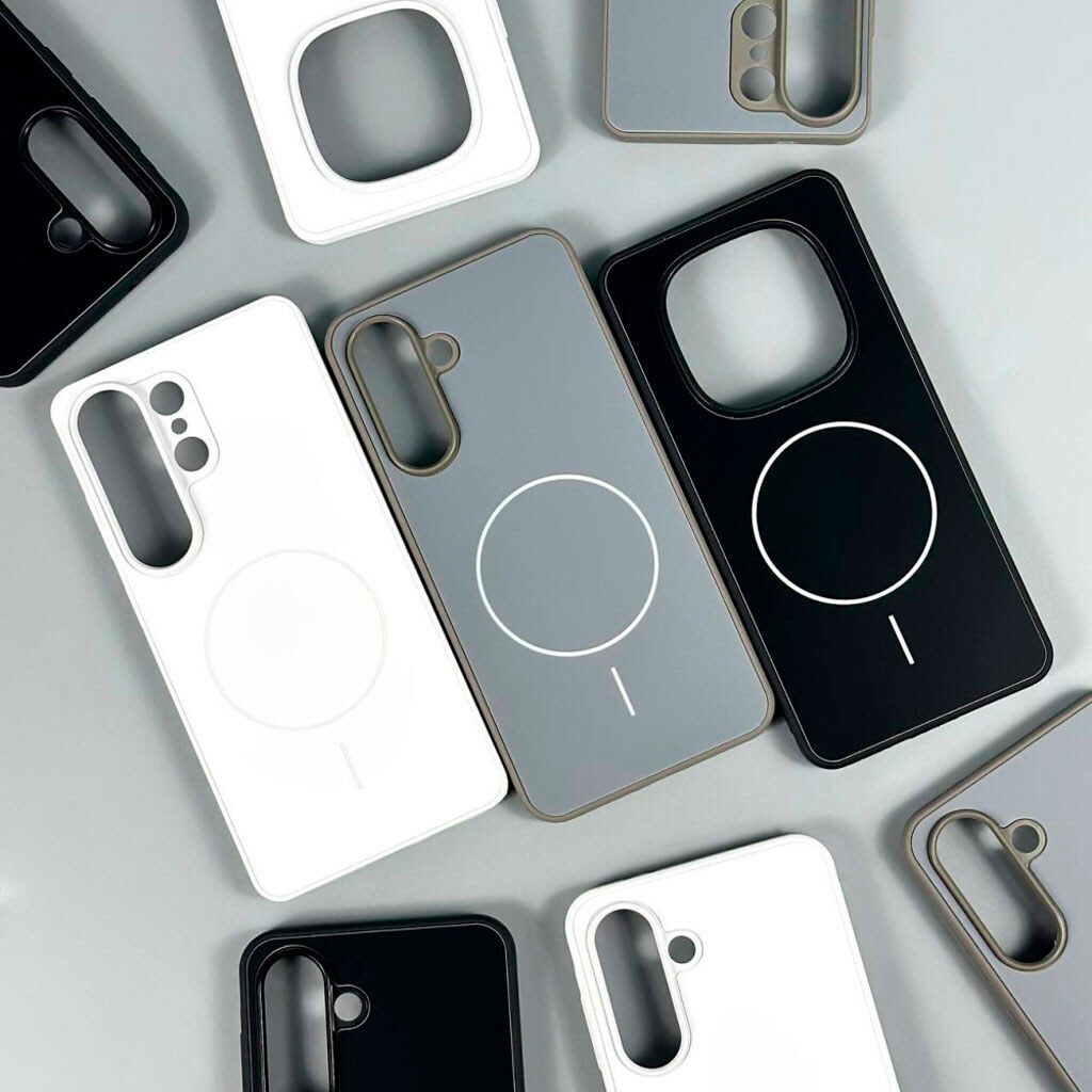 Чехол (накладка) Xiaomi Poco C71 / Redmi A5, Durable Shell, MagSafe, Черный - № 7 Чехол (накладка) Xiaomi Poco C71 / Redmi A5, Durable Shell, MagSafe, Черный - № 7