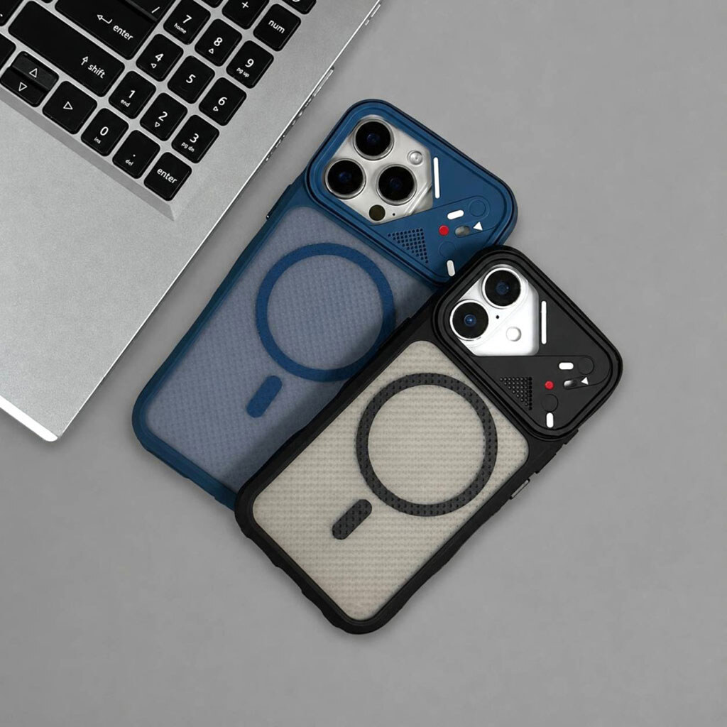Чехол (накладка) Apple iPhone 12 / iPhone 12 Pro, Matrix Tech Color, MagSafe, Синий - № 10 Чехол (накладка) Apple iPhone 12 / iPhone 12 Pro, Matrix Tech Color, MagSafe, Синий - № 10