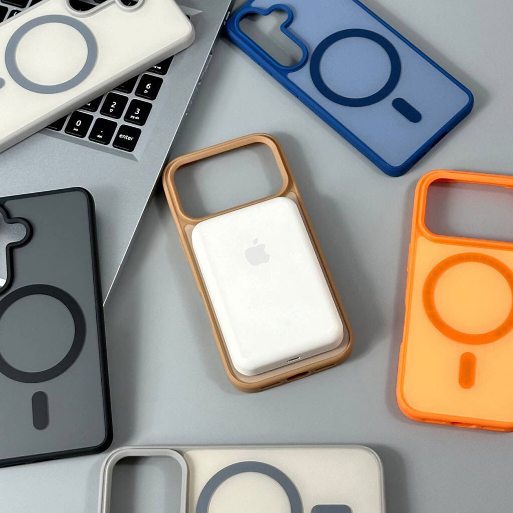 Чехол (накладка) Apple iPhone 16 Pro Max, Matte Axis Case, MagSafe, Бежевый - № 9 Чехол (накладка) Apple iPhone 16 Pro Max, Matte Axis Case, MagSafe, Бежевый - № 9