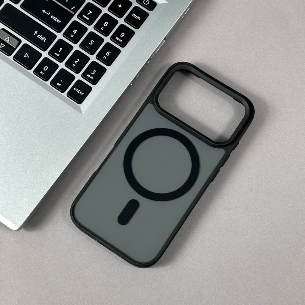 Чохол (накладка) Apple iPhone 16 Pro Max, Matte Axis Case, MagSafe, Синій - № 7 Чохол (накладка) Apple iPhone 16 Pro Max, Matte Axis Case, MagSafe, Синій - № 7