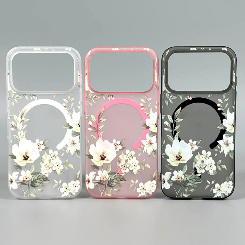 Чохол (накладка) Apple iPhone 13, Matte Spring Bloom, MagSafe, Рожевий - № 2 Чохол (накладка) Apple iPhone 13, Matte Spring Bloom, MagSafe, Рожевий - № 2