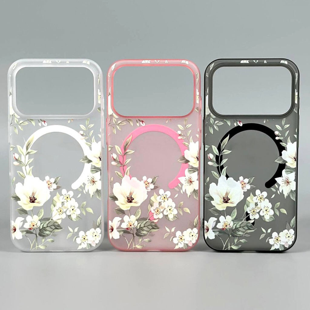 Чохол (накладка) Apple iPhone 14 Pro Max, Matte Spring Bloom, MagSafe, Білий - № 2 Чохол (накладка) Apple iPhone 14 Pro Max, Matte Spring Bloom, MagSafe, Білий - № 2