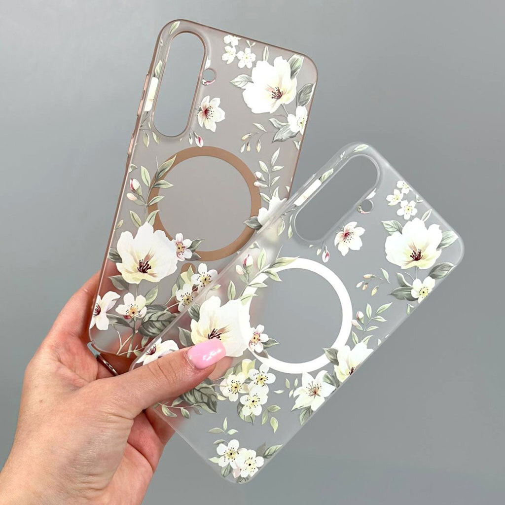 Чохол (накладка) Apple iPhone 15 Pro Max, Matte Spring Bloom, MagSafe, Рожевий - № 4 Чохол (накладка) Apple iPhone 15 Pro Max, Matte Spring Bloom, MagSafe, Рожевий - № 4