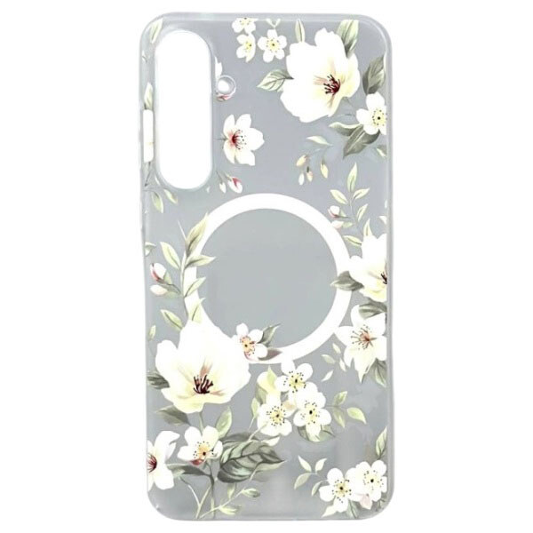 Чохол (накладка) Samsung A175 Galaxy A17 4G, Matte Spring Bloom, MagSafe, Білий - № 1 Чохол (накладка) Samsung A175 Galaxy A17 4G, Matte Spring Bloom, MagSafe, Білий - № 1