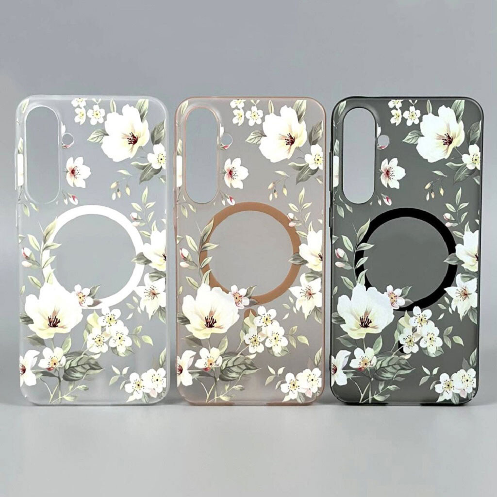 Чохол (накладка) Samsung A175 Galaxy A17 4G, Matte Spring Bloom, MagSafe, Білий - № 2 Чохол (накладка) Samsung A175 Galaxy A17 4G, Matte Spring Bloom, MagSafe, Білий - № 2
