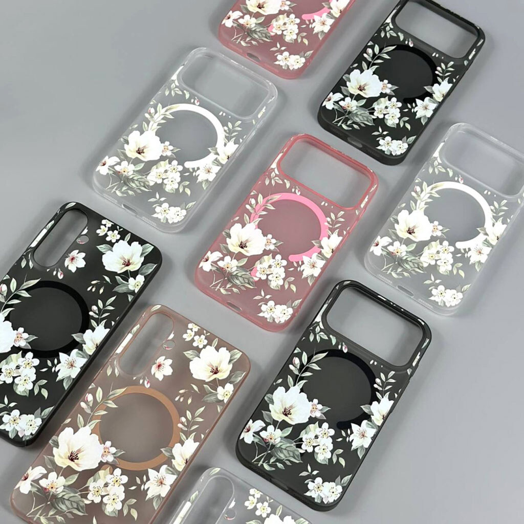 Чохол (накладка) Samsung A175 Galaxy A17 4G, Matte Spring Bloom, MagSafe, Білий - № 5 Чохол (накладка) Samsung A175 Galaxy A17 4G, Matte Spring Bloom, MagSafe, Білий - № 5