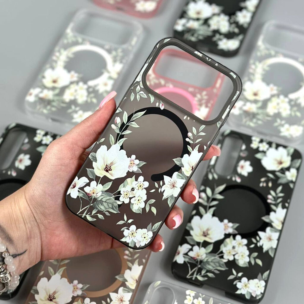 Чохол (накладка) Samsung A355 Galaxy A35 / A356 Galaxy A35 5G, Matte Spring Bloom, MagSafe, Бежевий - № 6 Чохол (накладка) Samsung A355 Galaxy A35 / A356 Galaxy A35 5G, Matte Spring Bloom, MagSafe, Бежевий - № 6