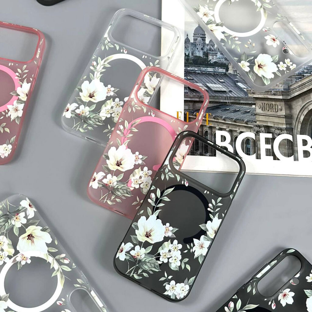 Чехол (накладка) Samsung Galaxy A57 5G, Matte Spring Bloom, MagSafe, Бежевый - № 3 Чехол (накладка) Samsung Galaxy A57 5G, Matte Spring Bloom, MagSafe, Бежевый - № 3