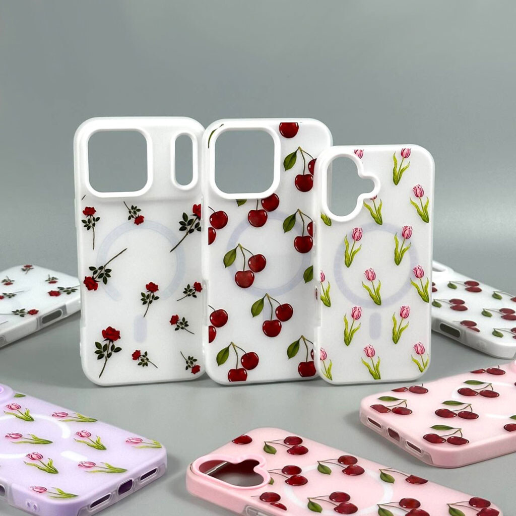 Чохол (накладка) Samsung A175 Galaxy A17 4G, Matte Summer Vibe, Roses, MagSafe, Малюнок - № 7 Чохол (накладка) Samsung A175 Galaxy A17 4G, Matte Summer Vibe, Roses, MagSafe, Малюнок - № 7