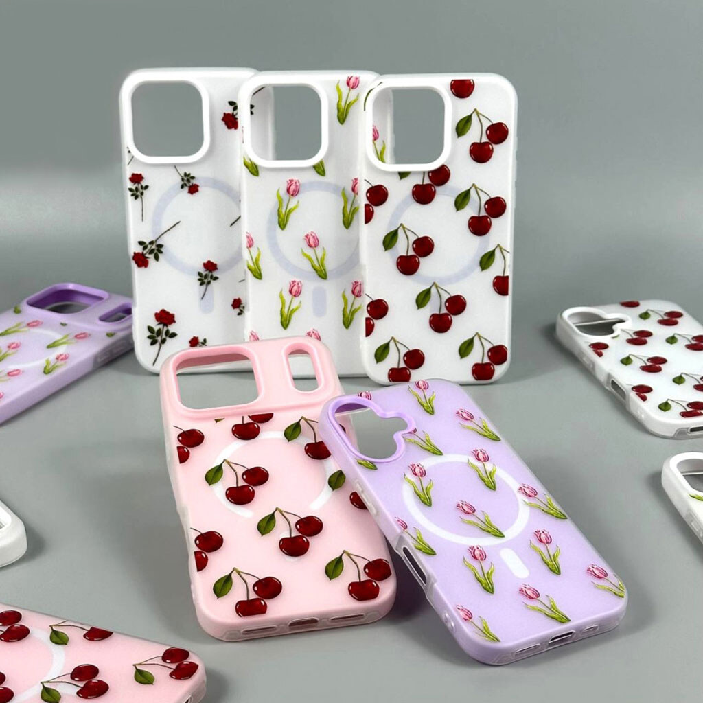 Чохол (накладка) Samsung A175 Galaxy A17 4G, Matte Summer Vibe, Roses, MagSafe, Малюнок - № 8 Чохол (накладка) Samsung A175 Galaxy A17 4G, Matte Summer Vibe, Roses, MagSafe, Малюнок - № 8