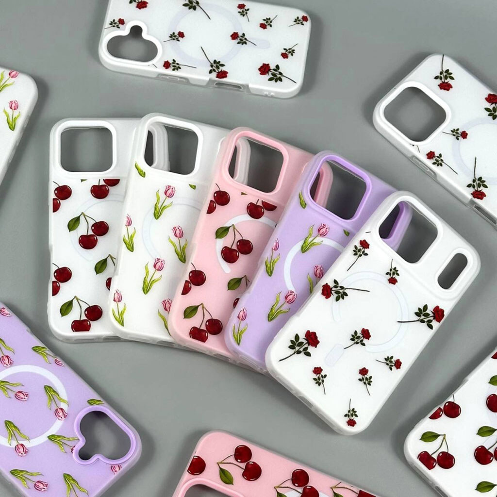 Чохол (накладка) Samsung A175 Galaxy A17 4G, Matte Summer Vibe, Roses, MagSafe, Малюнок - № 12 Чохол (накладка) Samsung A175 Galaxy A17 4G, Matte Summer Vibe, Roses, MagSafe, Малюнок - № 12