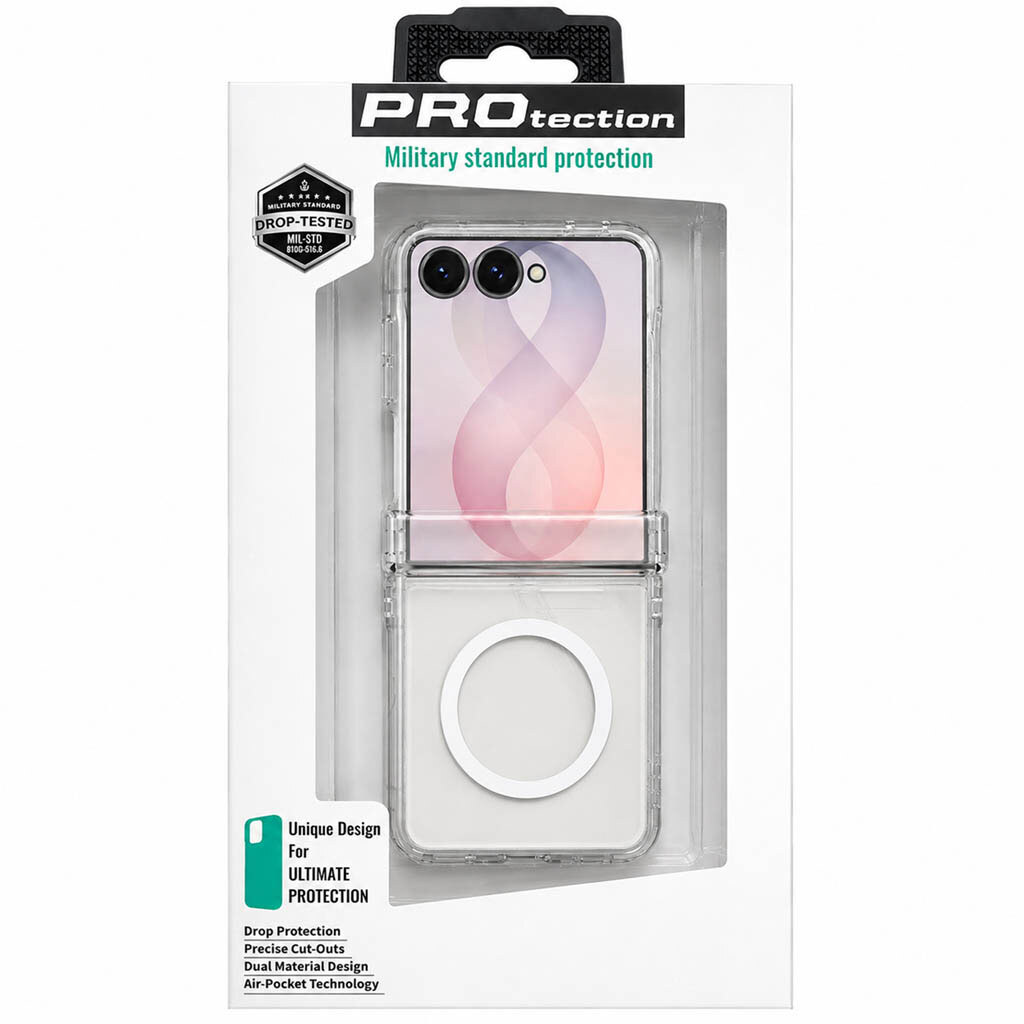 Чехол (накладка) Samsung F976 Galaxy Fold 8 Ultra, Epik Pure, MagSafe, Прозрачный - № 3 Чехол (накладка) Samsung F976 Galaxy Fold 8 Ultra, Epik Pure, MagSafe, Прозрачный - № 3