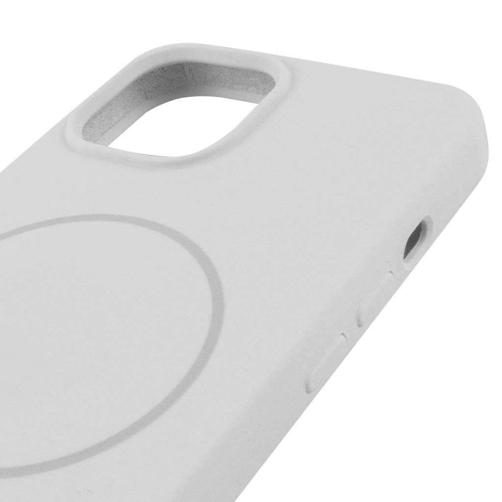 Чохол (накладка) Apple iPhone 12 Pro Max, Air Beats, MagSafe, Білий - № 4 Чохол (накладка) Apple iPhone 12 Pro Max, Air Beats, MagSafe, Білий - № 4