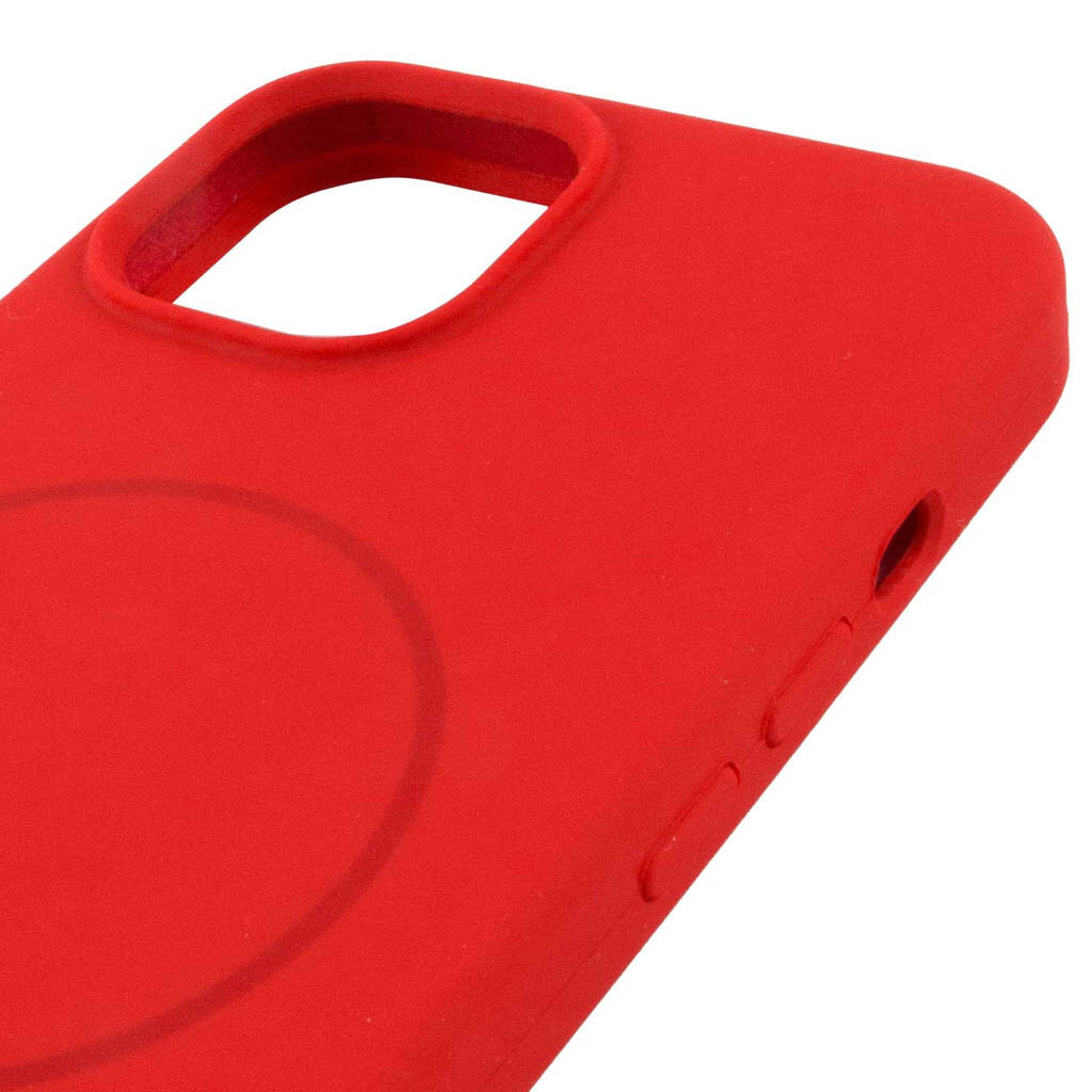 Чохол (накладка) Apple iPhone 12 Pro Max, Air Beats, MagSafe, Червоний - № 4 Чохол (накладка) Apple iPhone 12 Pro Max, Air Beats, MagSafe, Червоний - № 4