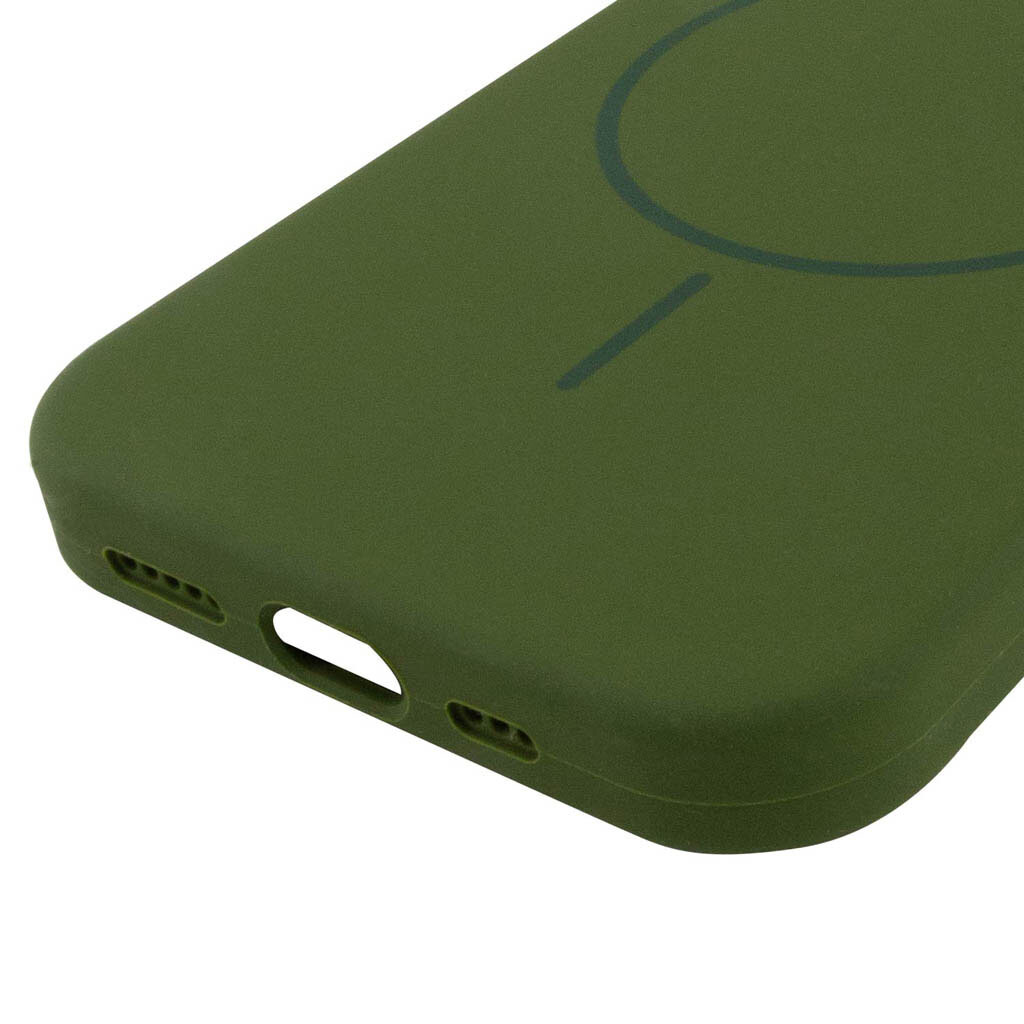 Чохол (накладка) Apple iPhone 14 Pro, Air Beats, Dark Olive, MagSafe, Оливковий - № 5 Чохол (накладка) Apple iPhone 14 Pro, Air Beats, Dark Olive, MagSafe, Оливковий - № 5