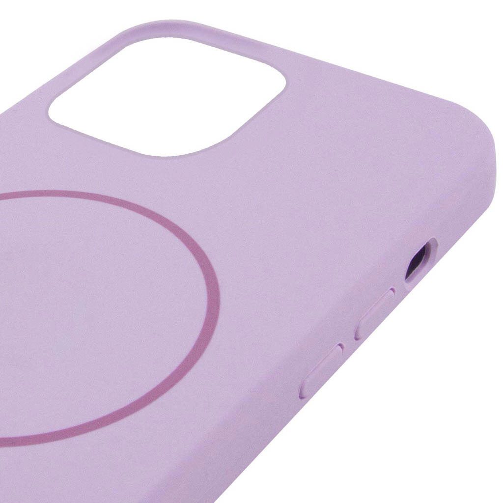 Чехол (накладка) Apple iPhone 14 Pro Max, Air Beats, MagSafe, Lavender, Серый - № 3 Чехол (накладка) Apple iPhone 14 Pro Max, Air Beats, MagSafe, Lavender, Серый - № 3