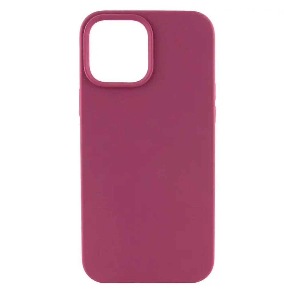 Чехол (накладка) Apple iPhone 13, Silicone Classic Case, MagSafe, Plum, Бордовый - № 1 Чехол (накладка) Apple iPhone 13, Silicone Classic Case, MagSafe, Plum, Бордовый - № 1